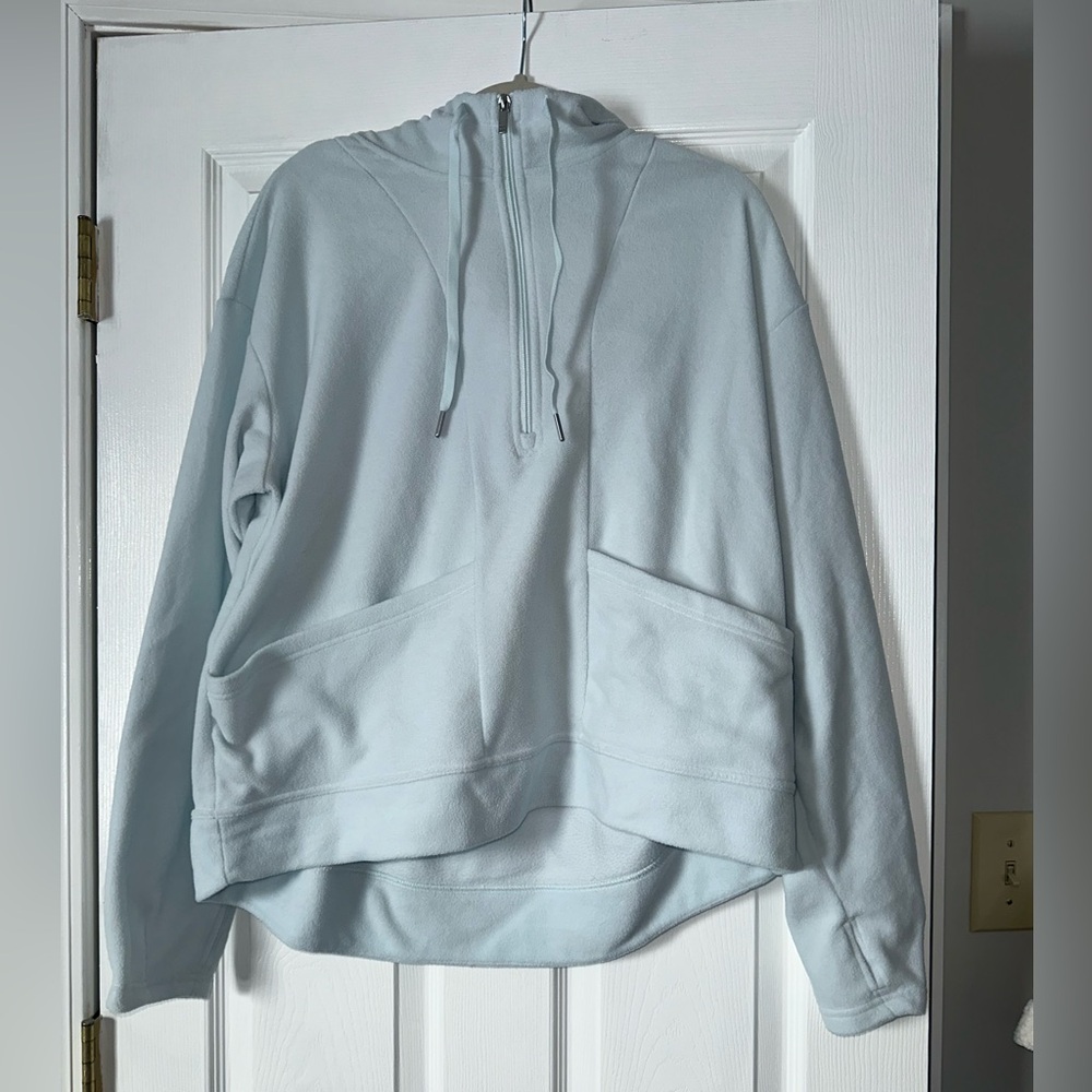 Light blue All In Motion quarter zip fleece